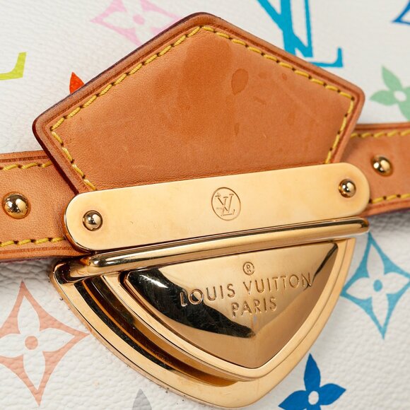 Louis Vuitton x Takashi Murakami Rita White Multicolore Monogram Shoulder Bag - Picture 11 of 15
